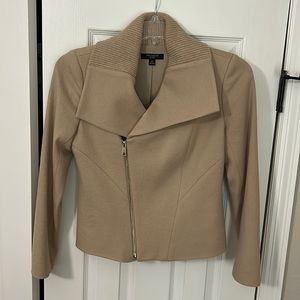 Ann Taylor tan wool jacket 6 P